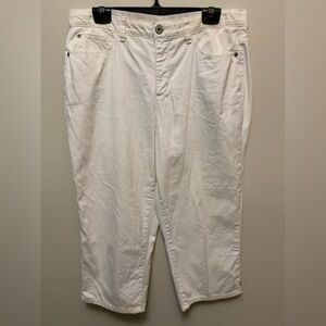 CHRISTOPHER BANKS White jean Capri
